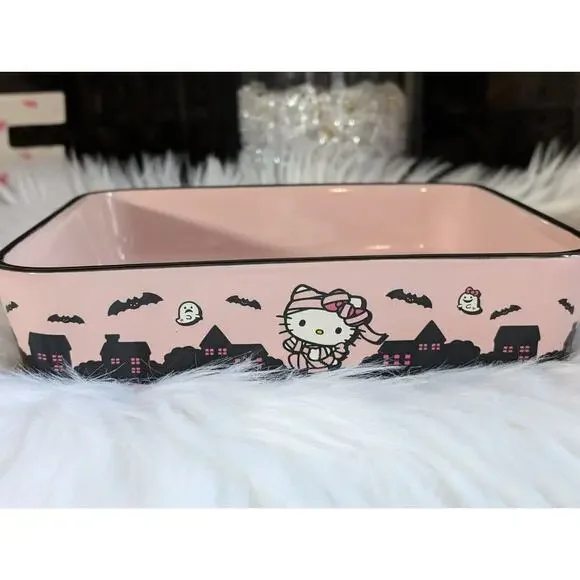 Zrike Brands Mummy Hello Kitty Halloween Square Cake Baking Pan By Sanrio Pink - Picture 3 of 5